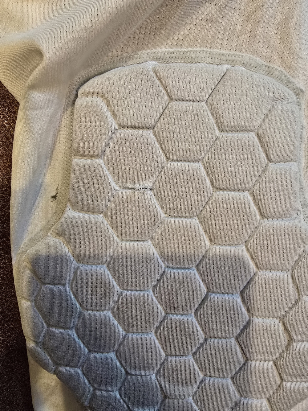 UnderArmour 7 pad White Compression Leggings - Picture 3 of 3